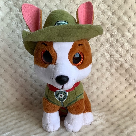 TY Paw Patrol Tracker Dog Stuffed Animal Plush Toy - Picture 1 of 7